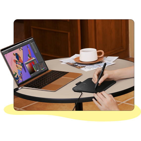 Tablette Graphique XP-PEN DECO 640 zone active 16x9 cm