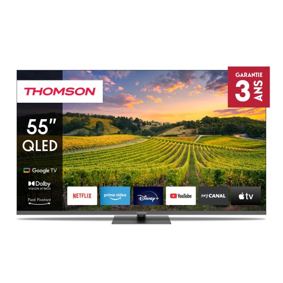 TV Thomson 55 pouces Google TV QLED (55QG5C14)