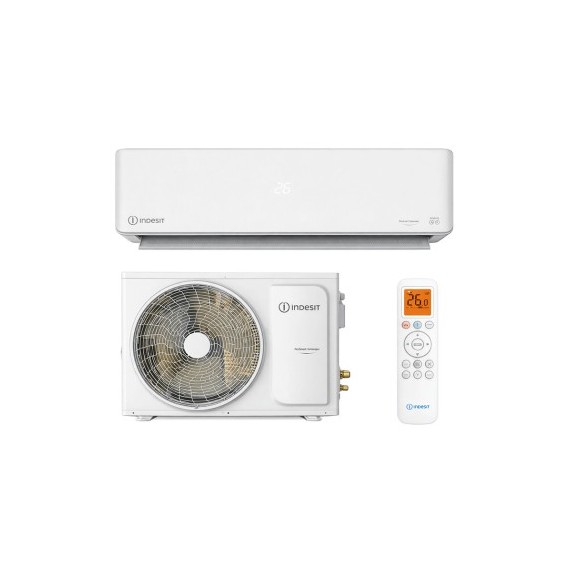 Climatiseur Indesit inverter 9000 BTU design élégant et compact