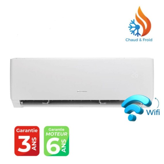 Climatiseur Gree 24000 Smart avec refroidissement rapide en 60 secondes