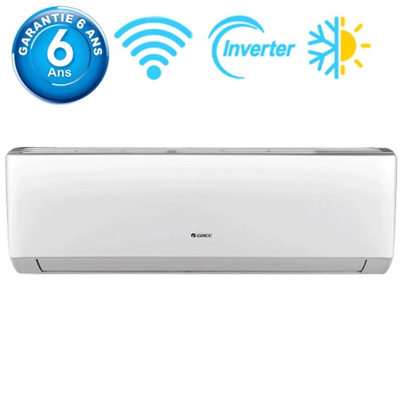 climatiseur GREE Smart WiFi mural pour grande pièce moderne