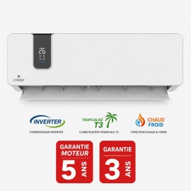 CLIMATISEUR ESKIM CRISTOR 12000BTU INVERTER TROPICALISÉ T3 / Chaud Froid