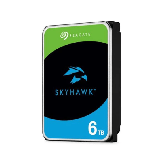 SEAGATE 6TB 3.5" Skyhawk Surveillance Internal SATA3 HDD. 256MB Cache; Supports(ST6000VX008)