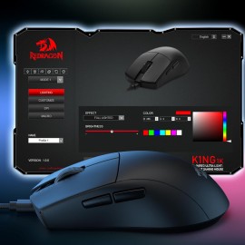 Redragon K1NG 1K M724 Noir Souris Gamer