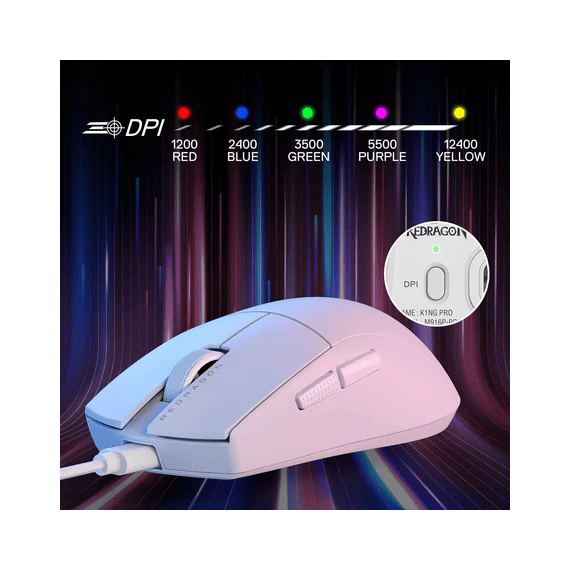 souris gaming programmable REDRAGON King M724W