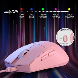 Souris Gamer REDRAGON King M724P Rose