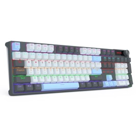 Redragon Caesura K718 RGB Gris Clavier Gamer