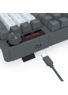 Clavier Gamer Redragon Caesura K718 RGB Gris(K718GB-R)