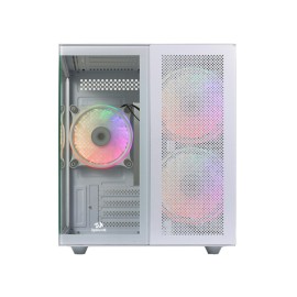 Boitier Pc Gamer Redragon Pagos GC-580 2X FAN ARGB M-ATX Blanc