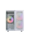 Boitier Pc Gamer Redragon Pagos GC-580 2X FAN ARGB M-ATX Blanc(GC-580-WH)