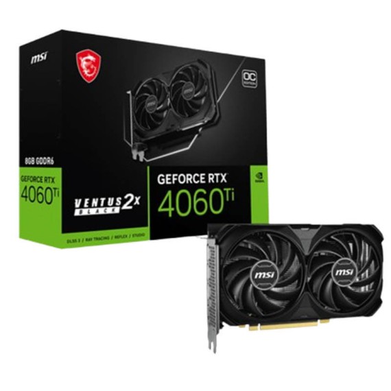 MSI 4060 Ti Ventus 2X 16G Carte Graphique Gamer GeForce RTX(912-V517-229)