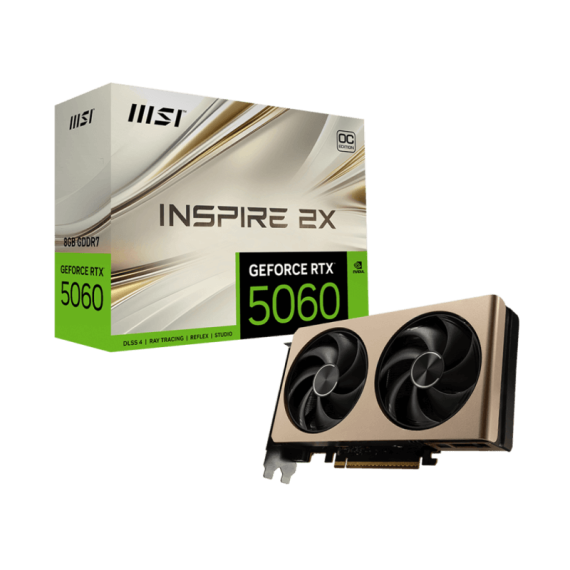 MSI 5060 8GB GeForce RTX INSPIRE 2X OC GDDR7 (912-V537-001)