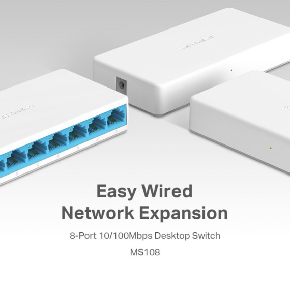 Switch MERCUSYS compact 8 ports