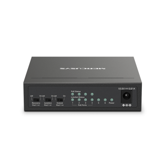 Switch 6 PORTS Mercusys avec ports PoE