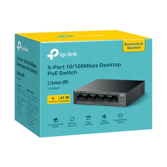 switch TP-Link prix Tunisie avec PoE 4 ports