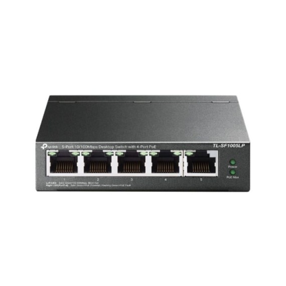 Switch De Bureau TP-LINK 5 Ports 10/100 Mbps Avec 4 Ports PoE(TL-SF1005LP)