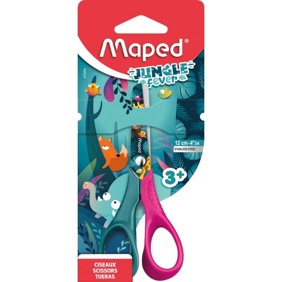 Maped Vivo Jungle Fever ciseaux , 12 cm (472000)