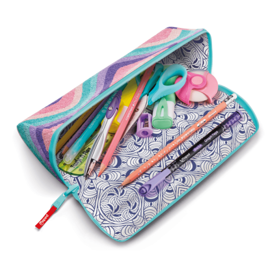 trousse Maped à colorier pastel vague