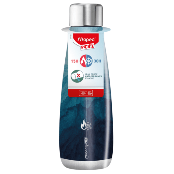 Maped Bouteille isotherme en inox – 500 ML (871198) Maped Bouteille isotherme en inox – 500 ML (871198)