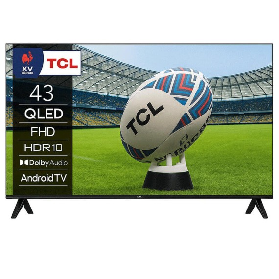 TV TCL S5K 43" QLED FHD Smart Google Tv Noir (43S5K)