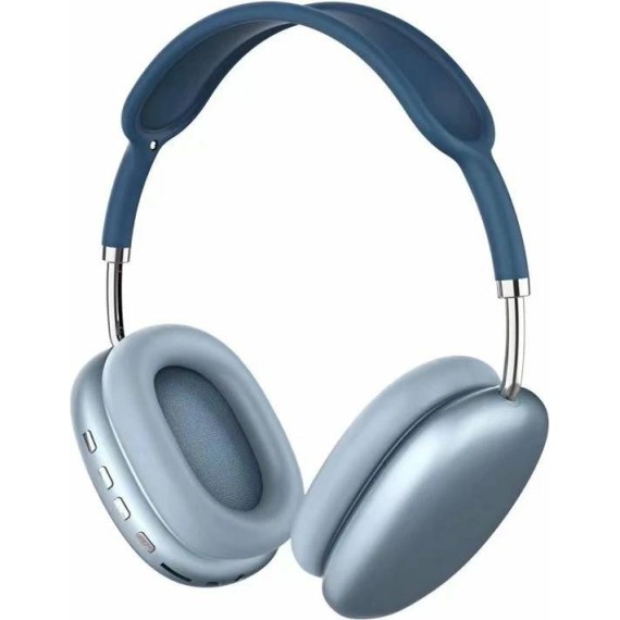 Casque Bluetooth P9 Avec Emplacement Carte Memoire - Bleu En Tunisie