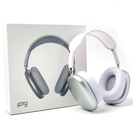 Casque P9 Bluetooth Avec Emplacement Carte Memoire - Silver