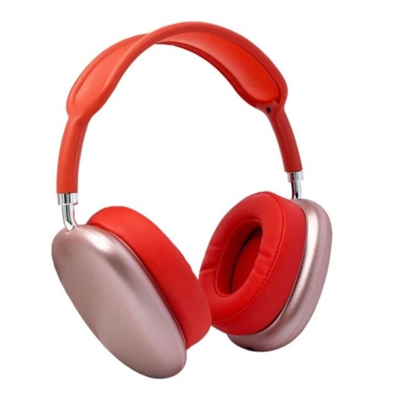 Casque Sans Fil P9 Avec Emplacement Carte Memoire - Rouge En Tunisie