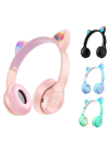 Casque Y08 CAT Bluetooth Rose (Y08-CAT-Rose) Casque Y08 CAT Bluetooth Rose (Y08-CAT-Rose)