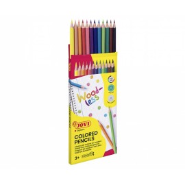 Crayon de couleur Jovi Multicolore 12 pièces