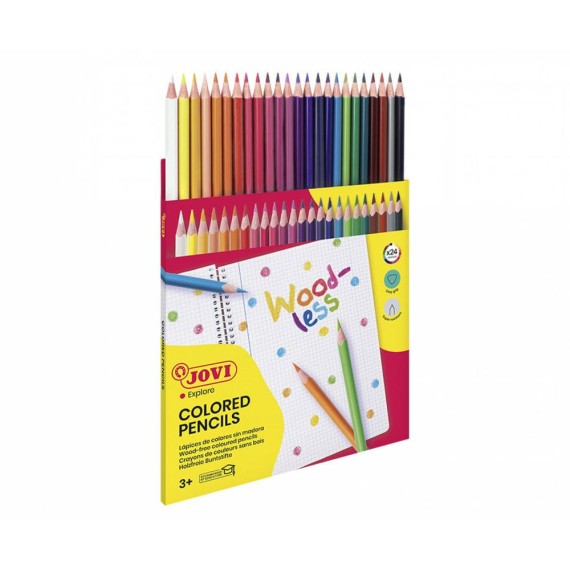Crayon de couleur Jovi Multicolore 24 pièces (734-24) Crayon de couleur Jovi Multicolore 24 pièces (734-24)