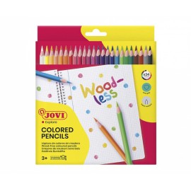 Crayon de couleur Jovi Multicolore 24 pièces