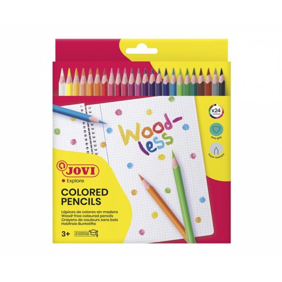Crayon de couleur ergonomique forme triangulaire