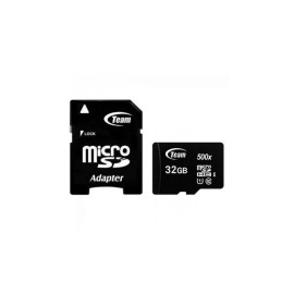 Carte Mémoire TEAMGROUP 32 Go Micro SDHC Class 10 + Adaptateur (TUSDH32GCL10U03)