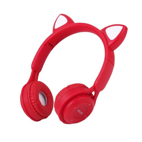 Casque Bluetooth Cat Y08 - Rouge en Tunisie