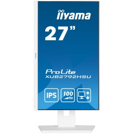 Écran iiyama PROLITE 27" XUB2792HSU-W6 IPS Full HD 100 Hz Blanc