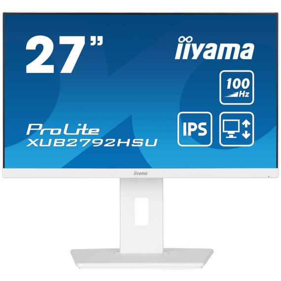 Écran iiyama PROLITE 27" xub2792hsu-w6 connectivité