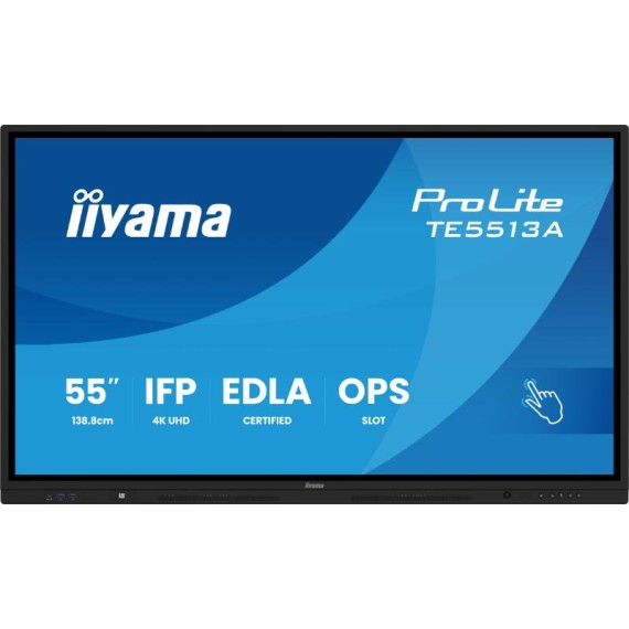 ProLite TE5513A-B1AG - Écran Tactile IIYAMA Interactif 55'' 4K UHD (TE5513A-B1AG)