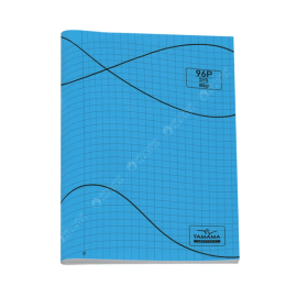 Cahier Piqûre YAMAMA  96P CP Uni SYS BMV -80G Bleu