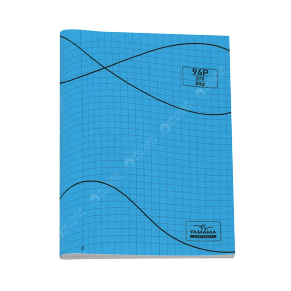 Cahier Piqûre YAMAMA  96P CP Uni SYS BMV -80G Bleu (6194036429929) en Tunisie