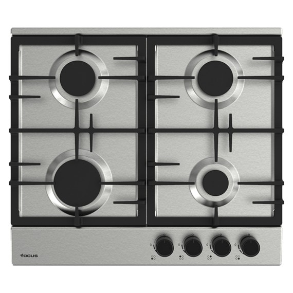 Plaque de Cuisson FOCUS 4 Feux 60 cm Inox (F408X) Plaque de Cuisson FOCUS 4 Feux 60 cm Inox (F408X)