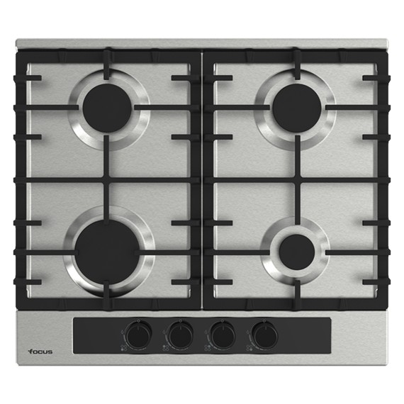 Plaque de Cuisson FOCUS  4 Feux 60 cm Inox (F402X)