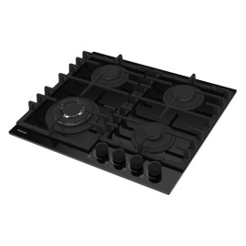 Plaque de Cuisson FOCUS Vitro 4 Feux 60cm - Noir (F.405B)