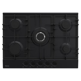 Plaque De Cuisson FOCUS F.478B - 5 Feux - 70 Cm - Noir