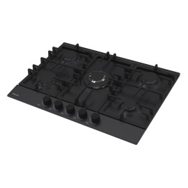 Plaque De Cuisson FOCUS F.478B - 5 Feux - 70 Cm - Noir