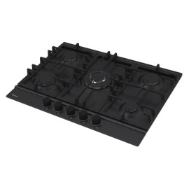 Plaque Focus 5 Feux - Plaque de Cuisson 70cm Noir F.8011BS