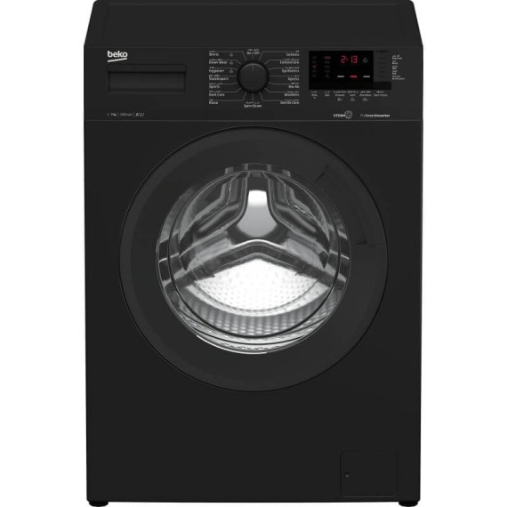 Lave linge Beko dimensions 84x60x55 cm noir élégant Lave linge Beko dimensions 84x60x55 cm noir élégant