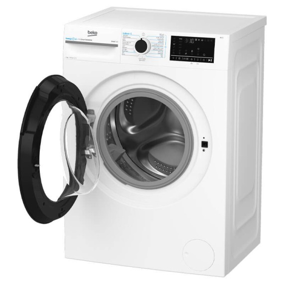 Lave linge BEKO frontal vapeur avec programme rapide activé