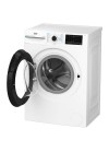 Vue de côté du lave linge frontal BEKO silencieux et compact Vue de côté du lave linge frontal BEKO silencieux et compact