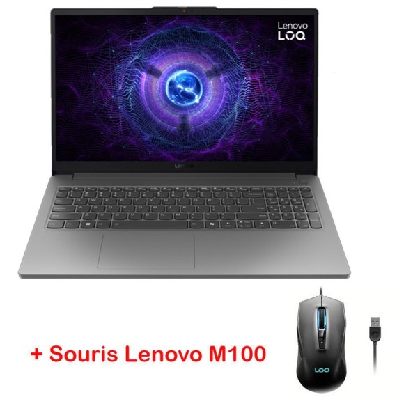 Pc portable gaming Lenovo LOQ 15 pouces idéal pour gamers