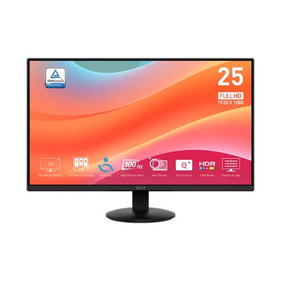 Écran MSI PRO MP252L 24.5’’ Full HD avec HDR